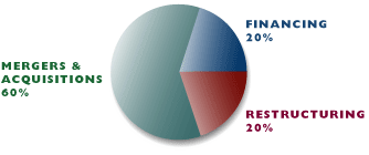 Financial Advisory Services 50%, Management Consulting
Services 40%, Generation Venture Services 10%
